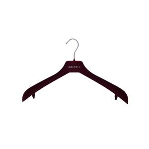 Authentic GUCCI Red Velvet Boutique Logo Suit Jacket Hanger 16"